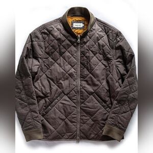 Taylor Stitch Quilted Waxed Espresso Bomber In Sz 38 Small